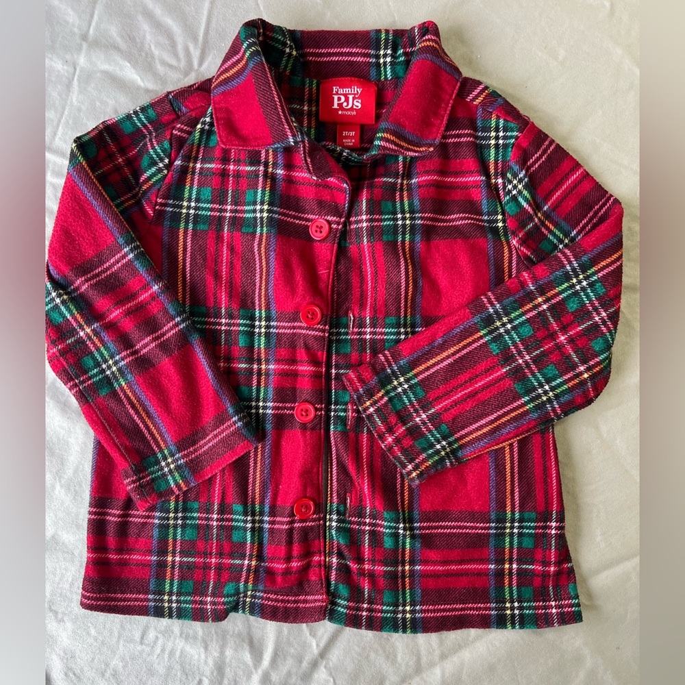 Macys Family PJs- Plaid set - Picture 2 of 5